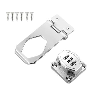 Imagem de Trava de senha de liga de zinco para armário doméstico com trava de senha trava de segurança trava de segurança trava sem chave
