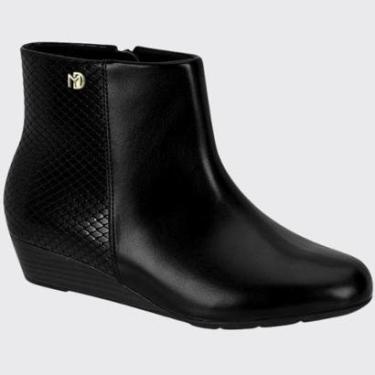 Imagem de Bota Feminina Cano Curto Modare Salto Anabela Baixo 7076.100.25530-Feminino