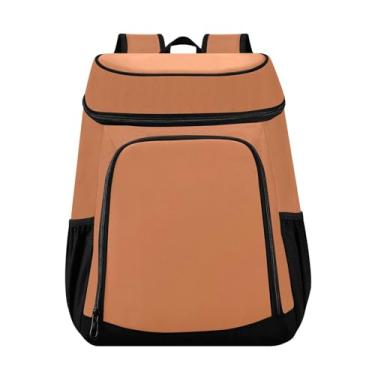 Imagem de Peach Gradient 36 latas mochila térmica térmica macia lancheira masculina