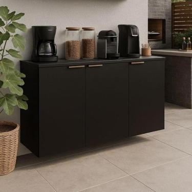 Imagem de Buffet Aparador 3 Portas de Chão ou Suspenso Cantinho do Café Bar Cozi