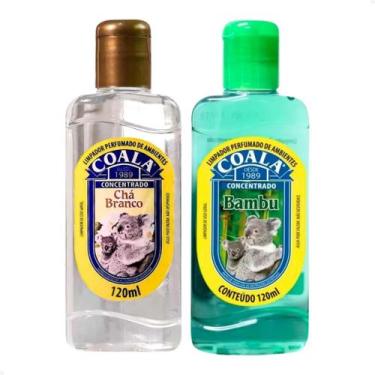 Imagem de Kit Coala Essências, Limpador Perfumado de Ambientes Chá Branco e Bamb