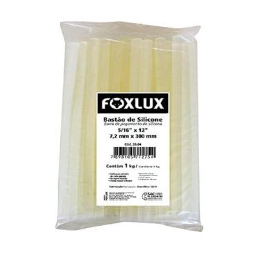 Imagem de Bastão Cola Quente Fino 7,2mm x 300mm Foxlux 1Kg para Pistola de Cola 
