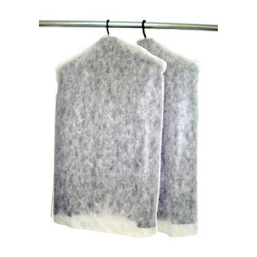 Imagem de 6 Capa De Roupa M - Tnt Branco 60x115cm Terno/camisa/vestido - Idealiz