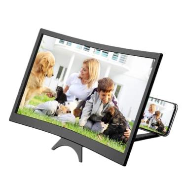 Imagem de Lupa Para Ecrã Do Telemóvel - 30 cm 3D Alta Definição Dobrável Ajustável - Tela de Ampliação para Smartphone Dobrável,Uso em Escritório Viagem Casa Leitura e Entretenimento