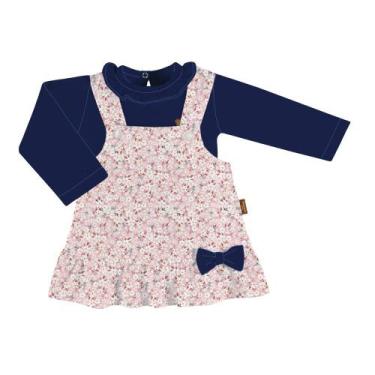 Imagem de Conjunto Body Manga Longa e Jardineira Salopete, varias cores - 2 Peça