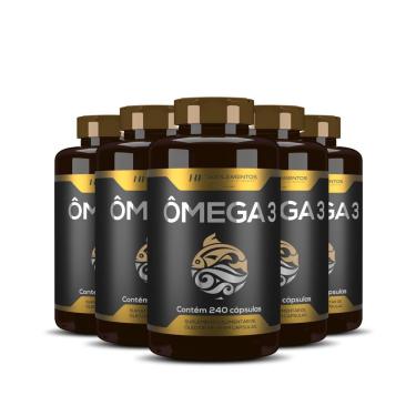 Imagem de Ômega 3 Óleo De Peixe Premium Hf Suplementos 240 Caps com 5-Unissex