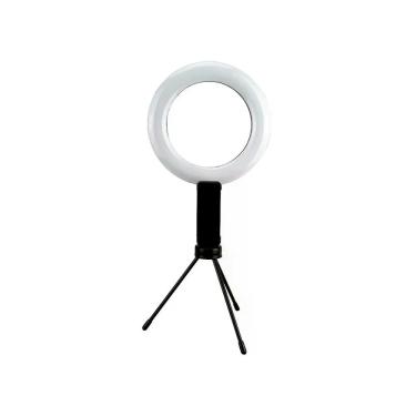 Imagem de Ring Light LED para Fotos e Vídeos com Tripé e Suporte para Celular – Iluminação Fotográfica USB – KNUP