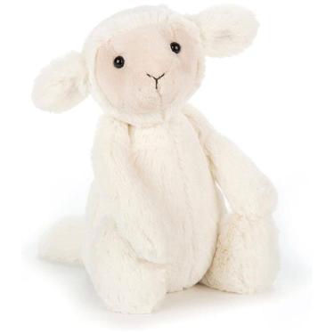 Imagem de Bashful Ovelha de Pelúcia para Crianças a partir de 1 Ano, JELLYCAT BAS3LUS, Branco