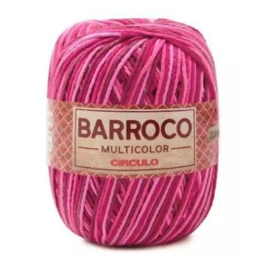 Imagem de Barroco Multicolor 4/6 200g - Cor 9014 Bromélia - Fio de Algodão para 