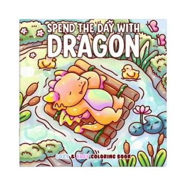 Imagem de Livro De Colorir Dragão Para Adultos E Crianças, Brinquedo Educacional