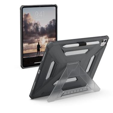 Imagem de URBAN ARMOR GEAR Capa UAG projetada para iPad Pro 13 polegadas 8ª/7ª geração 2024-2025 A3360 A3361 A3362 - Capa protetora transparente robusta com suporte e suporte para lápis Scout Plus Ash