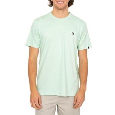 Imagem de Camiseta Quiksilver Q471A0986 Verde Claro-Masculino