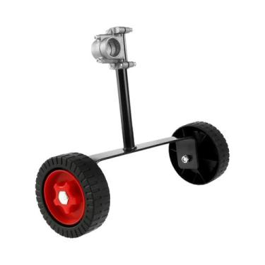 Imagem de Roda De Suporte Universal Ajustável Para Cortadores De Grama a Gasolin