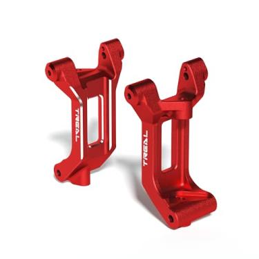 Imagem de TREAL 7075 Aluminum Front C Hubs Carrier Blocks(L/R) for Traxxas Pro Scale Sand Car(Red)