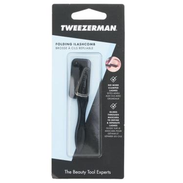 Imagem de Pinça de pente de cílios dobrável com dentes de metal banhados a ouro