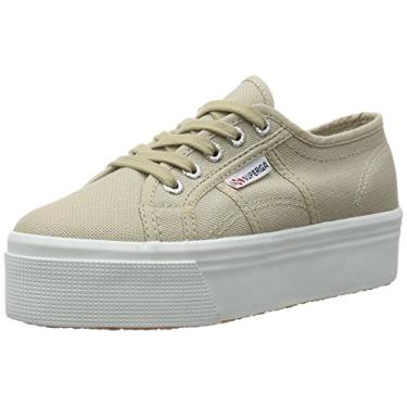 Imagem de Superga Tênis feminino de cano baixo, Bege (Taupe 949), 5.5