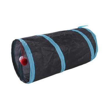 Imagem de Túnel Para Gatos Dobrável E Respirável, Brinquedo De Brincar Interno, 