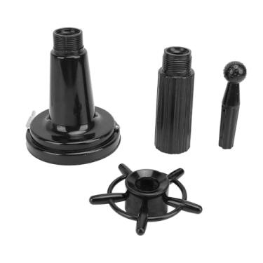 Imagem de Suporte de mesa de sucção siwoted para manequim de peruca com alça giratória ajustável multifuncional suporte de manequim de cosmetologia preto