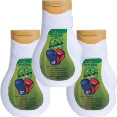 Imagem de 3 x Gel Nocauteador Dokmos 200g