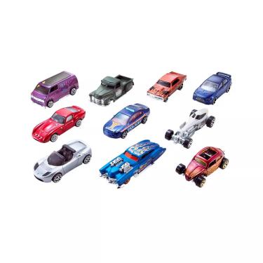 Imagem de Kit Hot Wheels com 10 Carros
