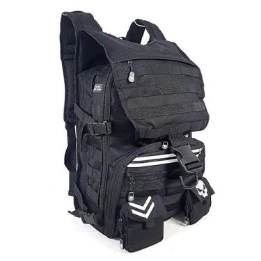 Imagem de Mochila Tatica Costa Militar Black Sckull Grande Original, Preto
