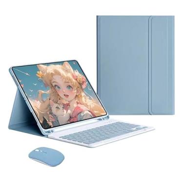 Imagem de Capa/smart Keyboard/mouse Para Samsung Galaxy Tab S9 plus/s9 fe plus 12.4polegadas