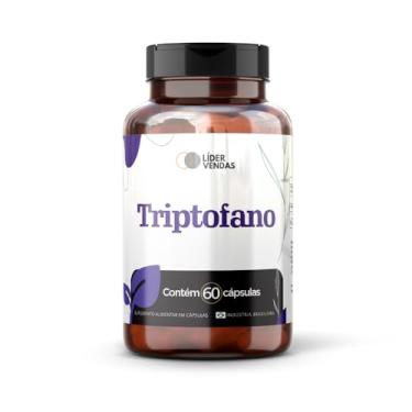 Imagem de L-Triptofano 300mg - 60 Cápsulas - Suplemento Precursor de Serotonina e Melatonina Auxilia no Equilíbrio do Humor, Qualidade do Sono e Bem-Estar Mental - Alta Pureza e Absorção - Vegano