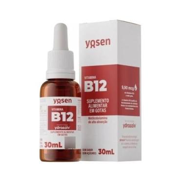 Imagem de Vitamina B12 Ydrosolv 30ml Yosen Sabor:Sem Sabor, Sem Sabor