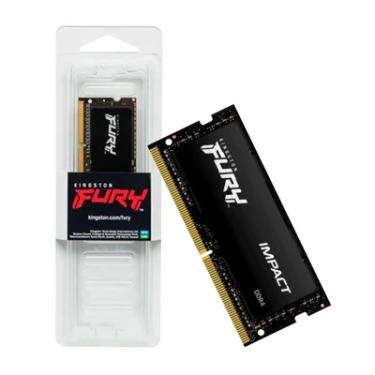 Imagem de Memória Para Notebook Kingston Fury Impact, 8GB, 3200MHz, DDR4, CL20 - KF432S20IB/8