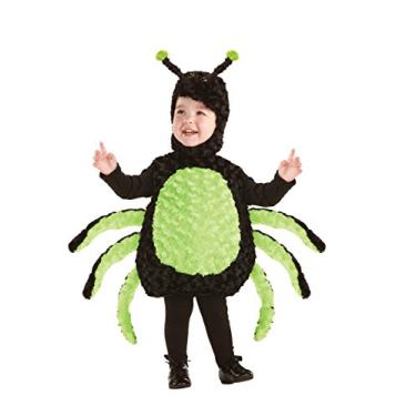 Imagem de Underwraps Fantasia infantil para bebês com barriga de aranha, Preto/Verde, Medium (18-24 Months)