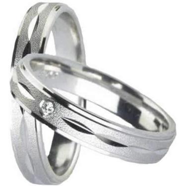 Imagem de Aliança De Prata Namoro E Compromisso 950