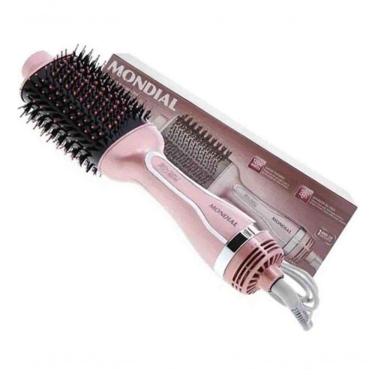 Imagem de Escova Secadora Mondial Cerâmica íons Magic C/ Garantia 220v / Rosa