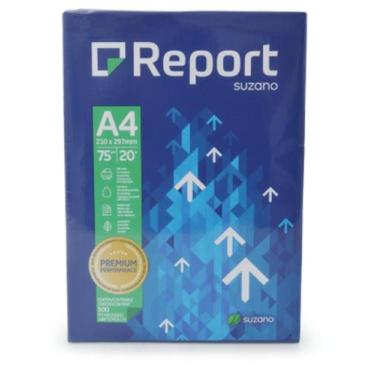 Imagem de Papel Sulfite Report Premium A4 Branco 500 Folhas - Suzano
