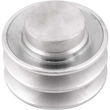 Imagem de Polia de Alumínio 2 Canais, Perfil A, 70 mm, sem Furo Vonder