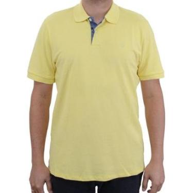 Imagem de Camisa Polo Masculina Ogochi Essencial Slim Amarela - 0070-Masculino
