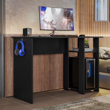 Imagem de Mesa Escrivaninha Gamer Slim Peternella Moveis