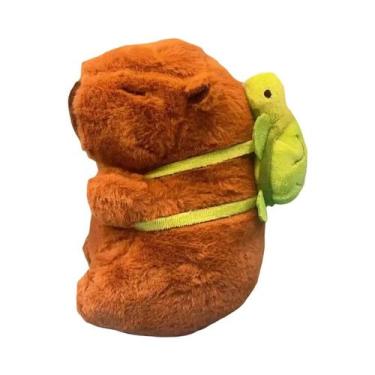 Imagem de Brinquedo De Pelúcia Capivara De 23cm, Boneco De Animal De Estimação M