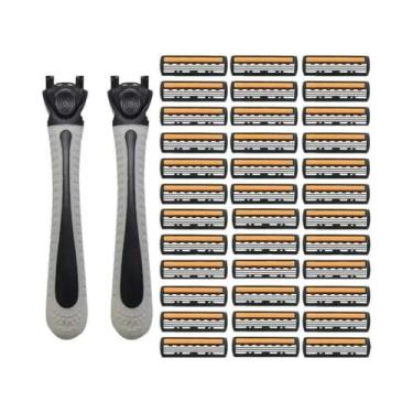 Imagem de Lâminas De Barbear De Reposição Clássicas Para Barbeador Manual Mascul