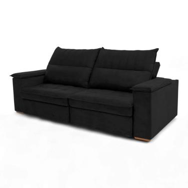 Imagem de Sofá Retrátil Reclinável Casal 2 Lugares 2,70m California Veludo - Loja Sheep