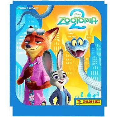 Imagem de Kit 40 Figurinhas Filme Disney Zootopia 2 Em 8 Envelopes Juddy Hops E 