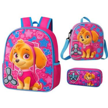 Imagem de Mochila Escolar Skye Menina + Forro Interno - Sem Marca