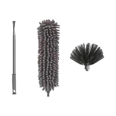 Imagem de Espanador Eletrostático Retrátil Leve Com Cabo Longo Para Limpeza De V