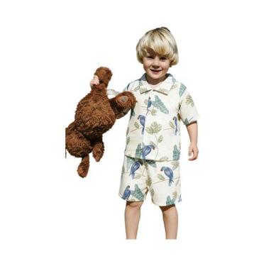 Imagem de Conjunto De Roupas Casuais De Verão Para Crianças, Camiseta E Shorts D