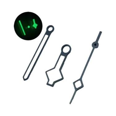 Imagem de Relógio Com Ponteiros Luminosos Em Ouro, Prata, Preto E Ouro Rosa, Com