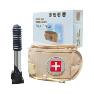 Imagem de Cinto Inflável Unissex Para Suporte Lombar Com Dispositivo De Massagem