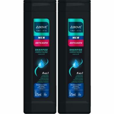 Imagem de Kit 2 Shampoo Hidratação Above Masculino Anticaspa 325ml