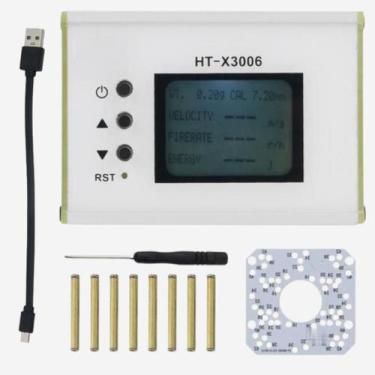 Imagem de Cronógrafo Medidor Velocidade Balístico Joule HTX3006 Airsoft Pressão 