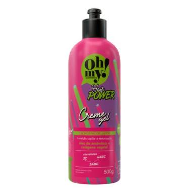 Imagem de Creme Gel Hair Power Curvaturas 2C 3ABC 4ABC Oh My 500ml - Oh My!
