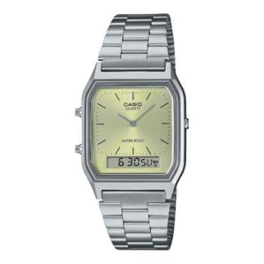 Imagem de Relógio Casio Vintage AQ-230A-9AMQYDF Prata-Feminino
