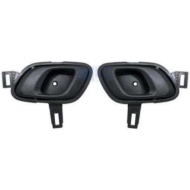 Imagem de Par Maçanetas Internas Puxador Gatilho Trinco Portas Dianteiras/Trasei